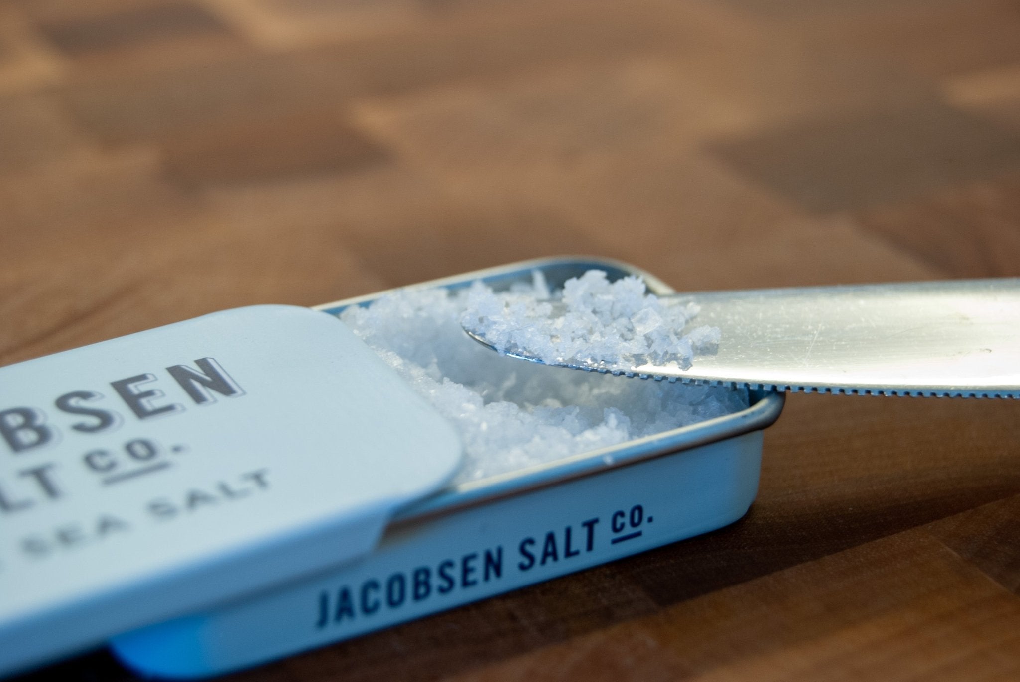 Jacobsen Flaky Sea Salt Slide Tin - FishNook Tinned Seafood Co.