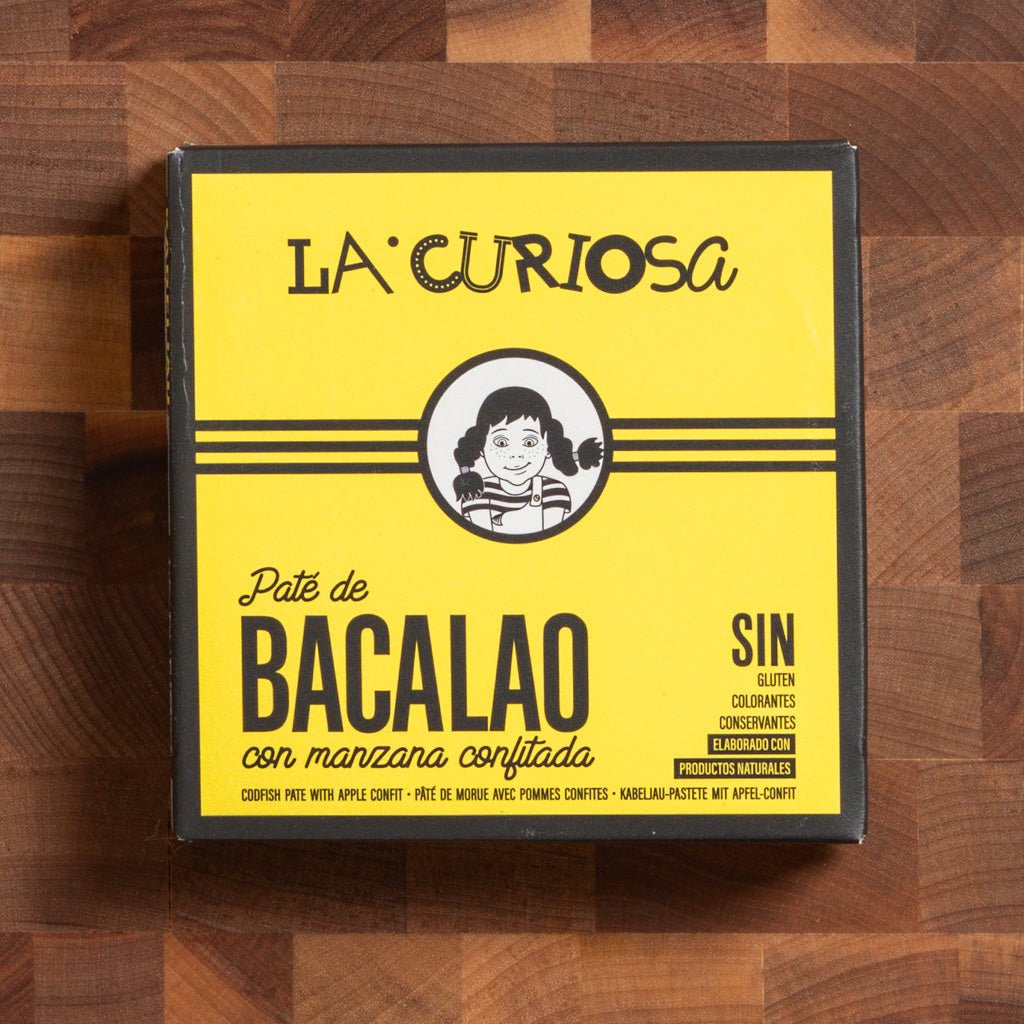 La Curiosa Cod Fish Paté With Confit Apple (Paté Bacalao Manzana) - FishNook Tinned Seafood Co.