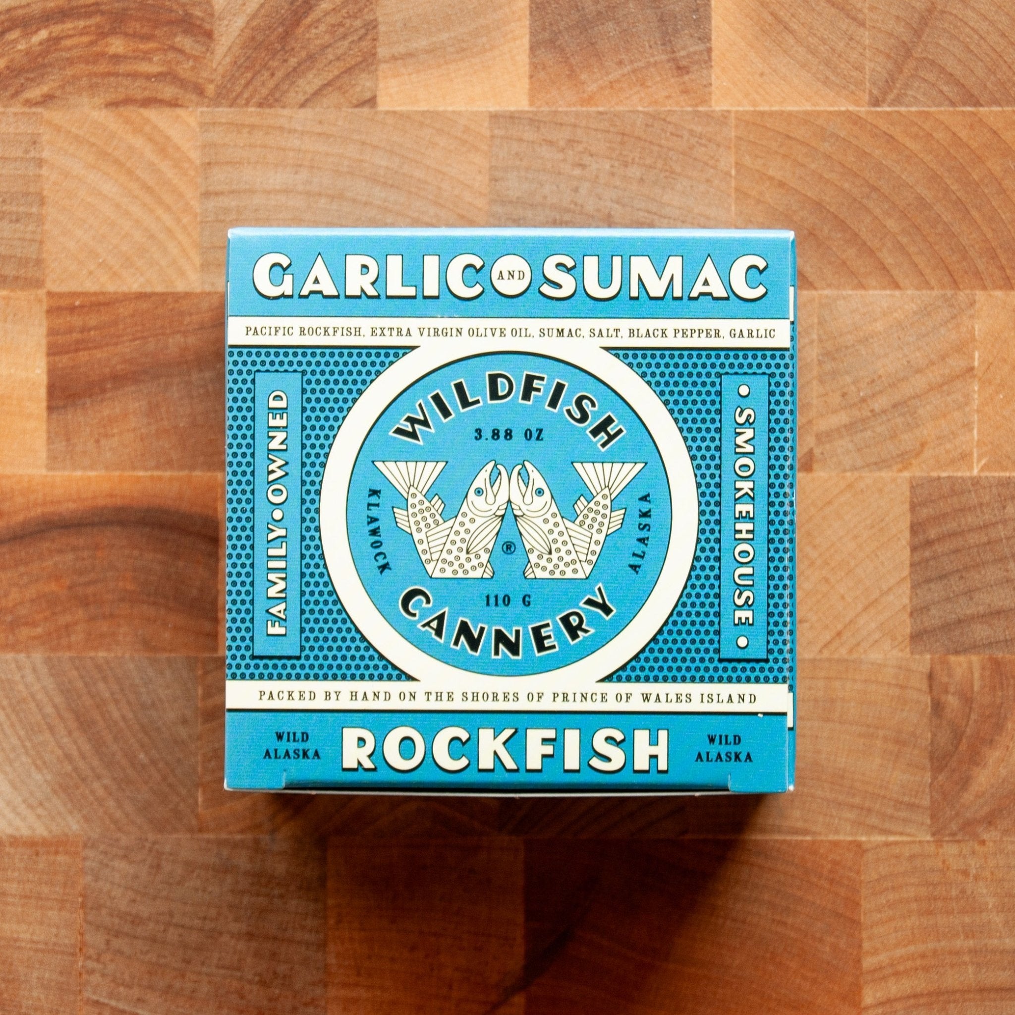 Rockfish with Garlic & Sumac (Limited Edition) - FishNook Tinned Seafood Co.