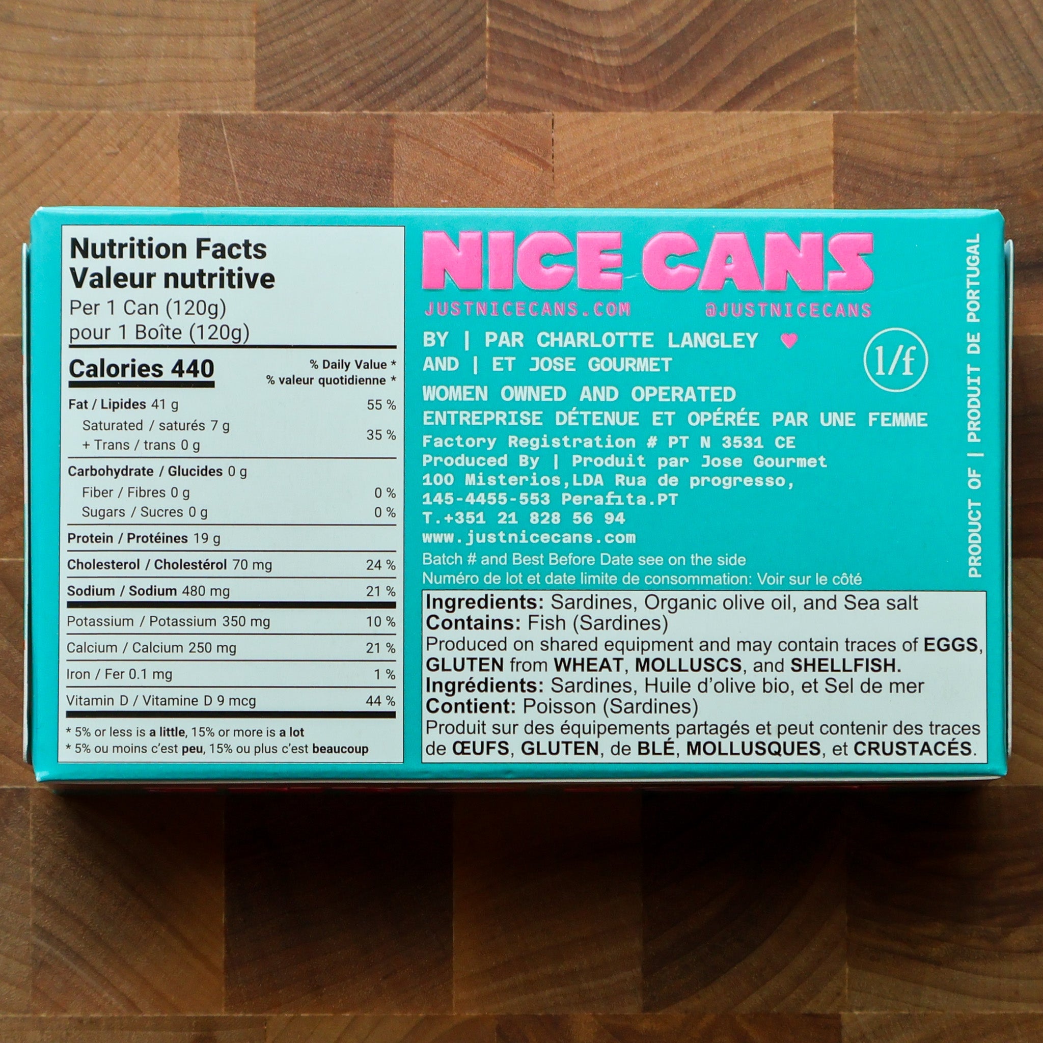 Nice Cans - Smoked Sardines in Organic Olive Oil & Sea Salt - FishNook Tinned Seafood Co.