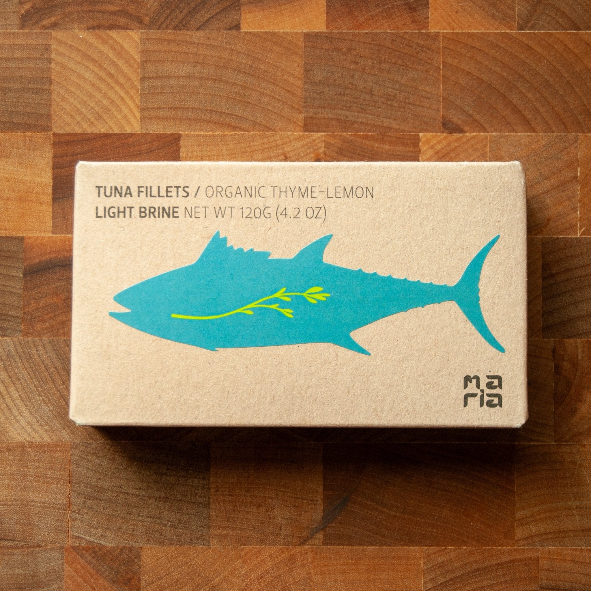 Tuna Fillets in Light Brine w/ Lemon - Thyme - FishNook Tinned Seafood Co.